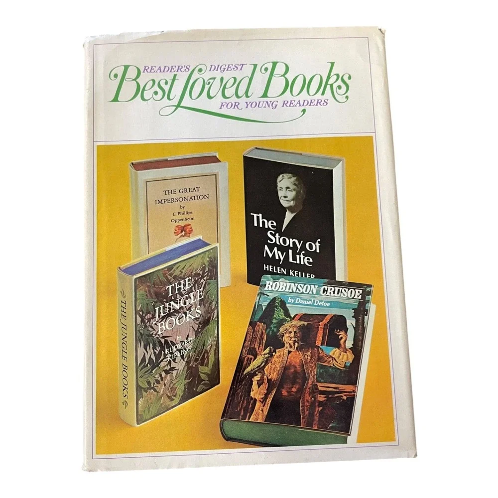 Reader's Digest Best Loved Books for Young Readers 1966 HC Helen Keller Kipling